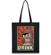 Эко-сумка Drink Бендер Черный фото
