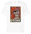 Футболка Оверсайз Drink Бендер Белый фото
