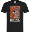 Мужская футболка Drink Бендер Черный Мужская футболка Drink Бендер Черный фото