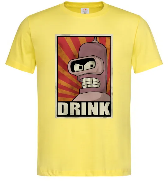 Мужская футболка Drink Бендер Лимонный фото