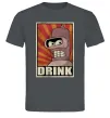 Мужская футболка Drink Бендер Графит Мужская футболка Drink Бендер Графит фото