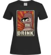 Женская футболка Drink Бендер Черный фото