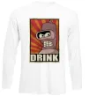 Лонгслив Drink Бендер Белый Лонгслив Drink Бендер Белый фото
