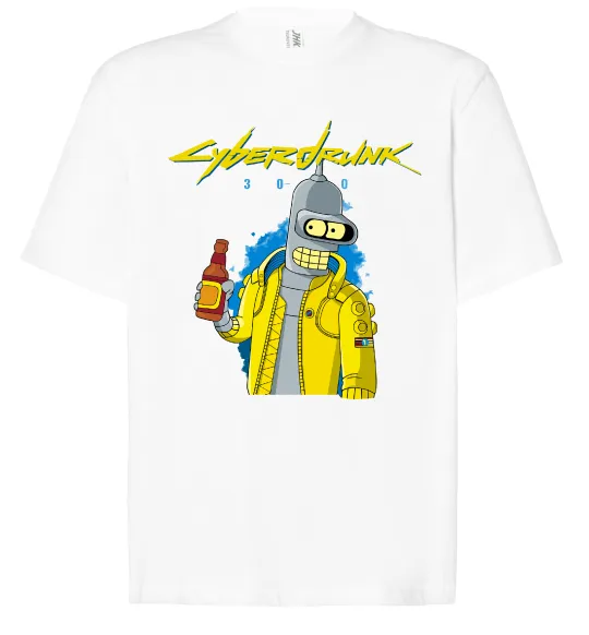 Футболка Оверсайз Cyberdrunk Белый фото