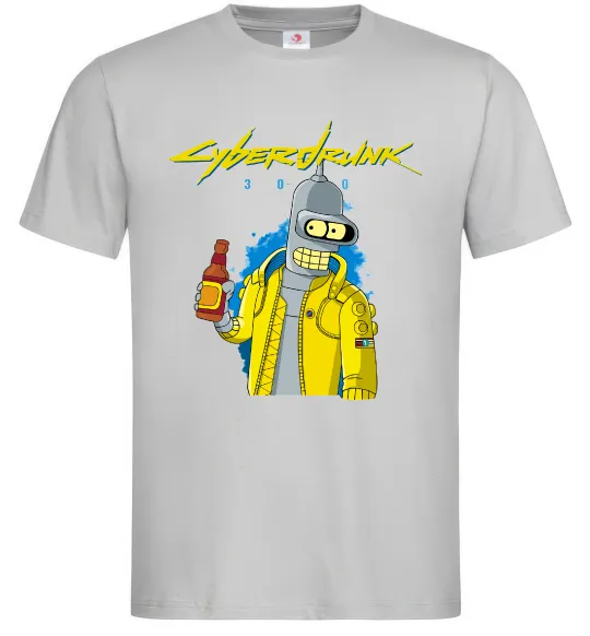 Мужская футболка Cyberdrunk Серый фото