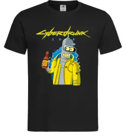 Мужская футболка Cyberdrunk Черный фото