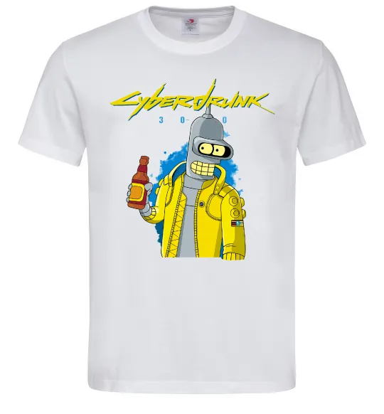 Мужская футболка Cyberdrunk Белый фото
