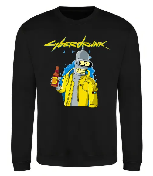 Свитшот Cyberdrunk Черный фото