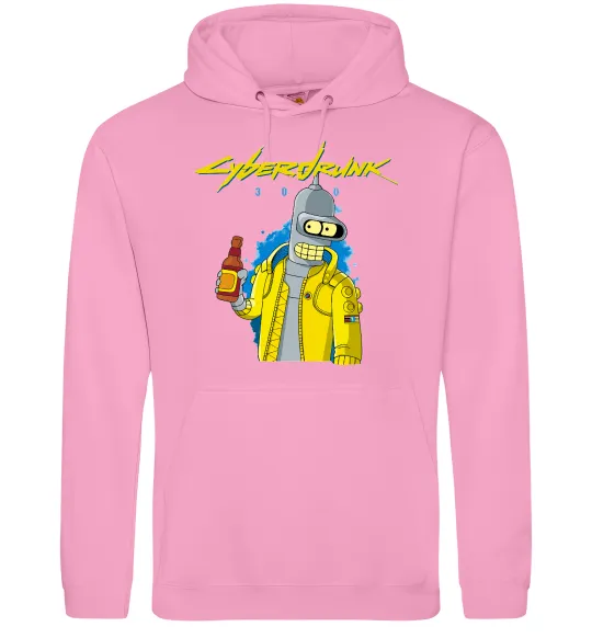 Женская толстовка (худи) Cyberdrunk Розовый фото