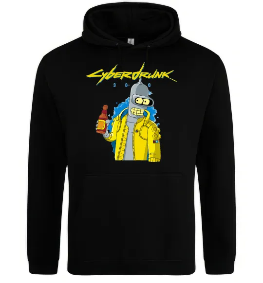 Женская толстовка (худи) Cyberdrunk Черный фото