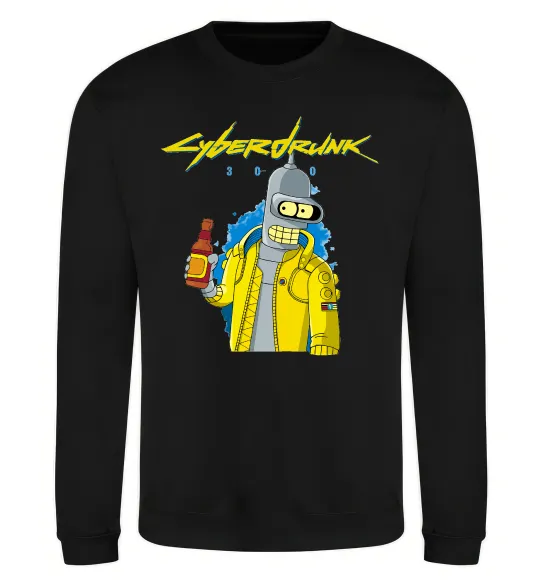 Свитшот Cyberdrunk Черный фото