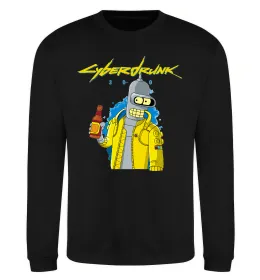 Свитшот Cyberdrunk Черный фото