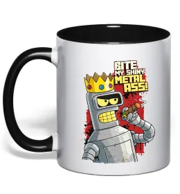 Чашка з кольоровою ручкою