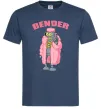 Чоловіча футболка Бендер гламур Темно-синій фото