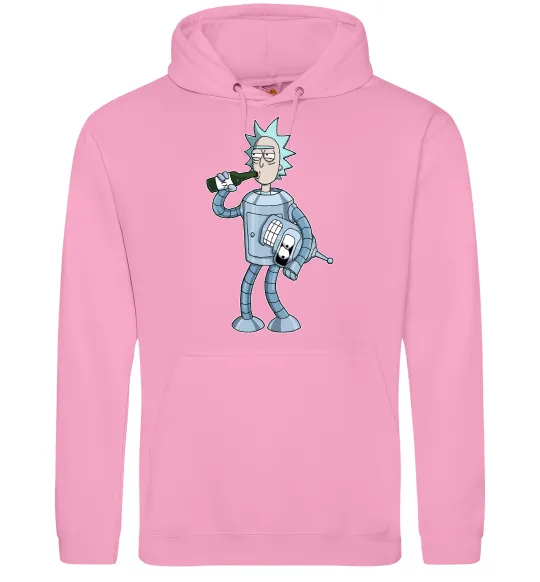 Чоловіча толстовка (худі) Bender Rick Рожевий фото