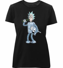 Женская премиум футболка Bender Rick