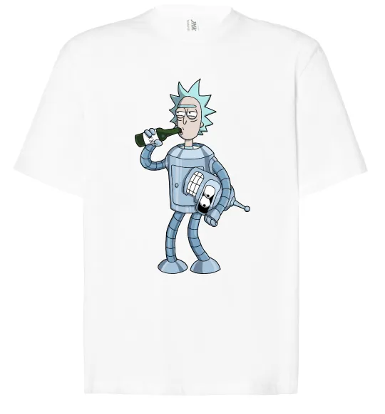 Футболка Оверсайз Bender Rick Білий фото