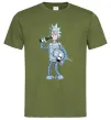 Чоловіча футболка Bender Rick Оливковий фото