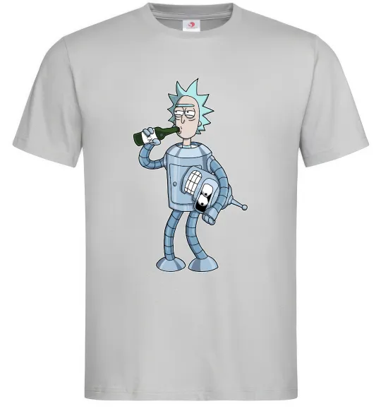 Чоловіча футболка Bender Rick Сірий фото