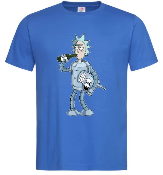 Чоловіча футболка Bender Rick Яскраво-синій фото