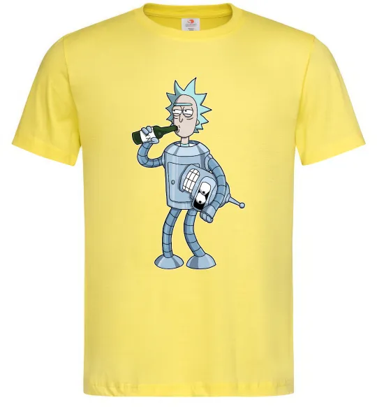 Чоловіча футболка Bender Rick Лимонний фото
