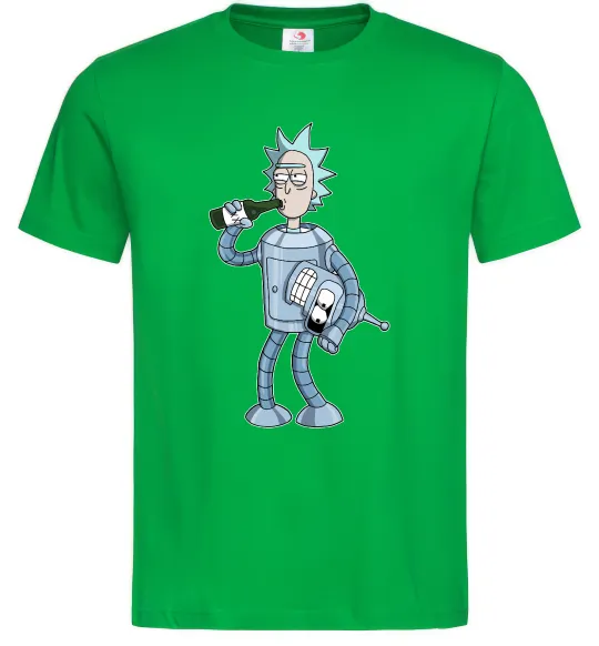 Чоловіча футболка Bender Rick Зелений фото
