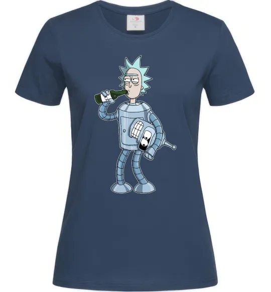 Жіноча футболка Bender Rick Темно-синій фото