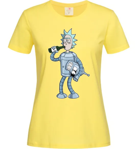Жіноча футболка Bender Rick Лимонний фото