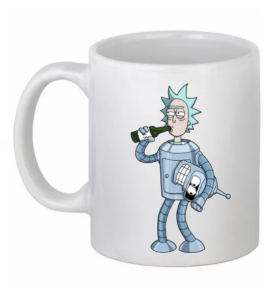 Чашка керамічна Bender Rick Білий фото