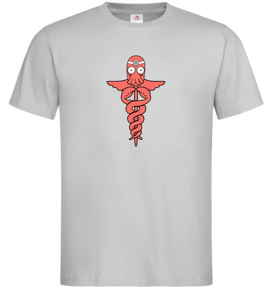 Чоловіча футболка Зойдберг Сірий фото