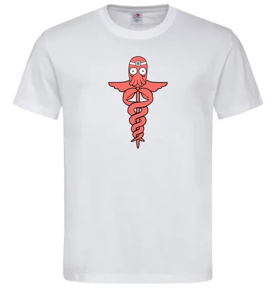 Чоловіча футболка Зойдберг Білий фото