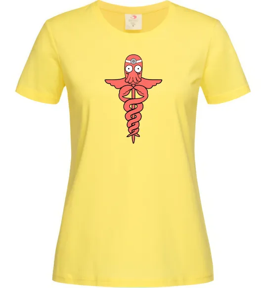 Жіноча футболка Зойдберг Лимонний фото