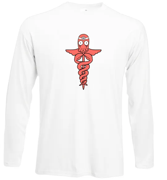 Лонгслів Зойдберг Білий фото