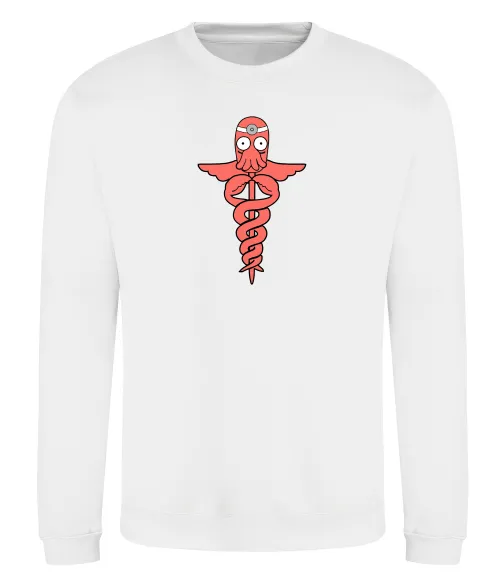 Світшот Зойдберг Білий фото