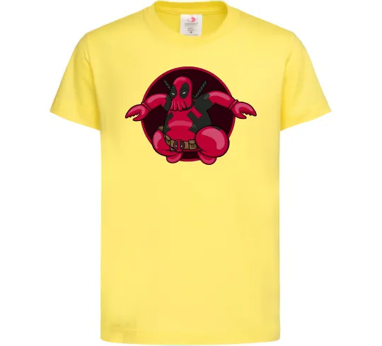 Детская футболка Дедпул Зойдберг Лимонный фото