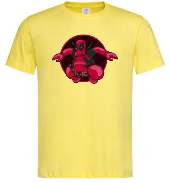 Мужская футболка Дедпул Зойдберг Лимонный фото