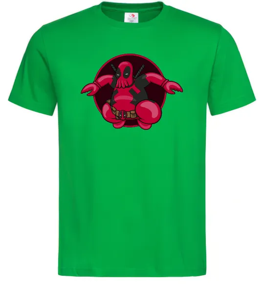 Мужская футболка Дедпул Зойдберг Зеленый фото