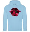 Женская толстовка (худи) Дедпул Зойдберг Голубой фото