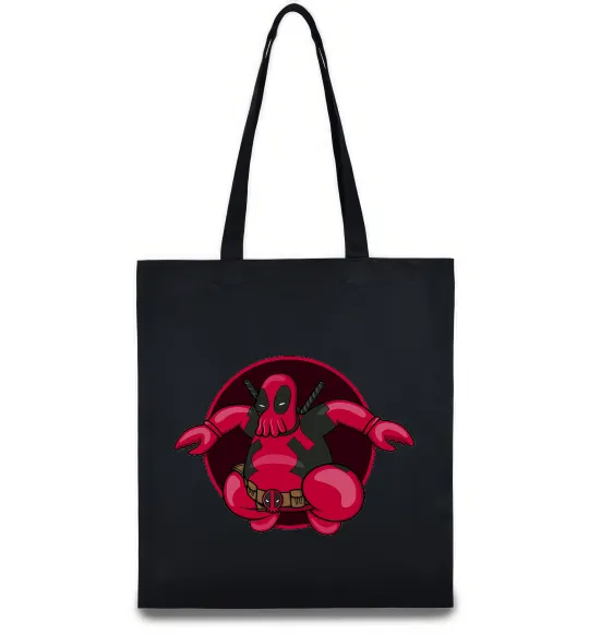 Эко-сумка Дедпул Зойдберг Черный фото