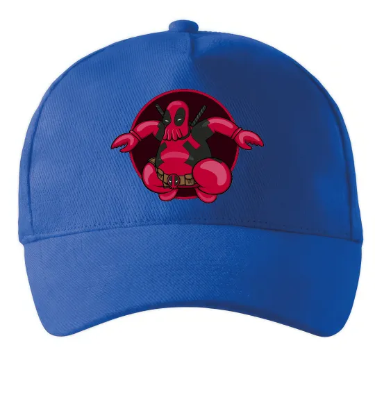 Кепка Дедпул Зойдберг Ярко-синий фото