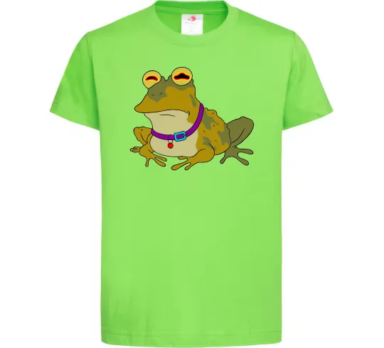 Детская футболка Гіпно жаба Лаймовый фото