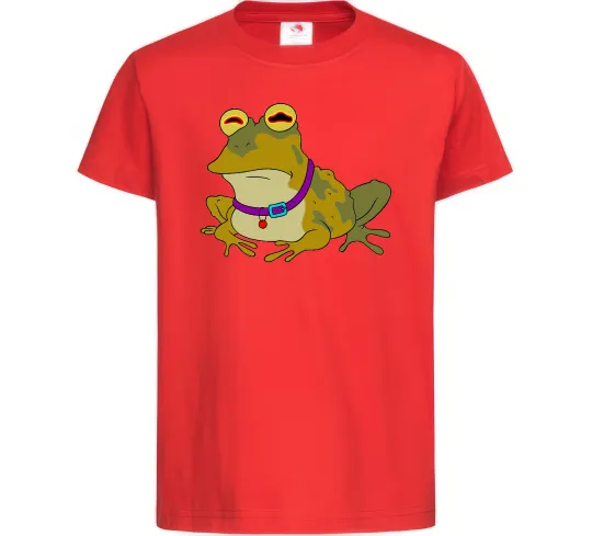 Детская футболка Гіпно жаба Красный фото