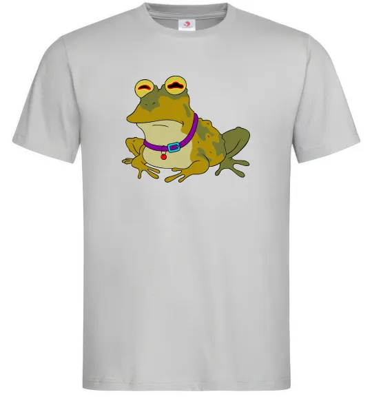 Мужская футболка Гіпно жаба Серый фото