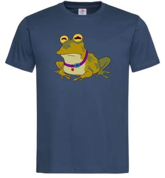 Мужская футболка Гіпно жаба Темно-синий фото