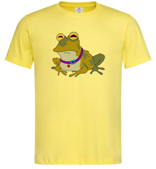 Мужская футболка Гіпно жаба Лимонный фото