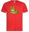 Мужская футболка Гіпно жаба Красный Мужская футболка Гіпно жаба Красный фото