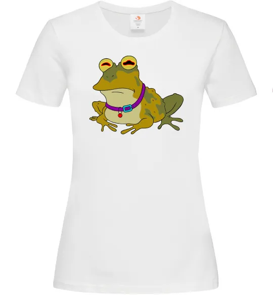 Женская футболка Гіпно жаба Белый фото