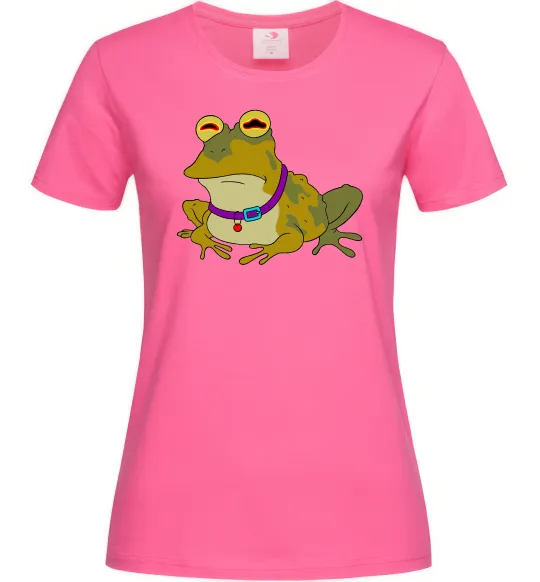 Женская футболка Гіпно жаба Ярко-розовый фото