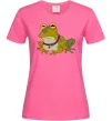 Женская футболка Гіпно жаба Ярко-розовый фото