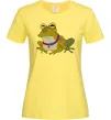 Женская футболка Гіпно жаба Лимонный фото